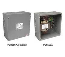 Functional Devices Class 2 Enclosed Power Sources PSH200A, PSH300A, PSH500A, PSMN300A, and PSMN500A